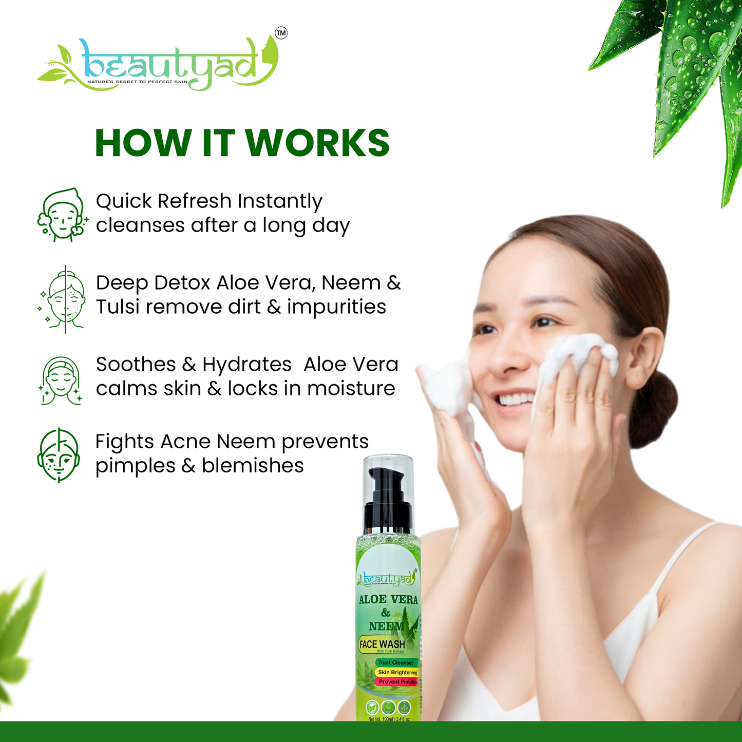 Aloevera & Neem Face Wash